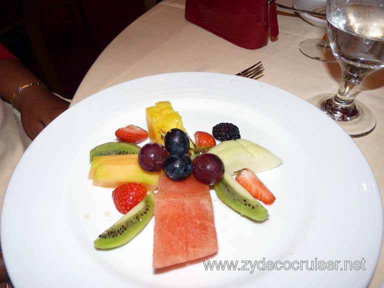 1717: Carnival Dream, Las Palmas, Canary Islands - MDR Dinner - Fresh Tropical Fruit Plate
