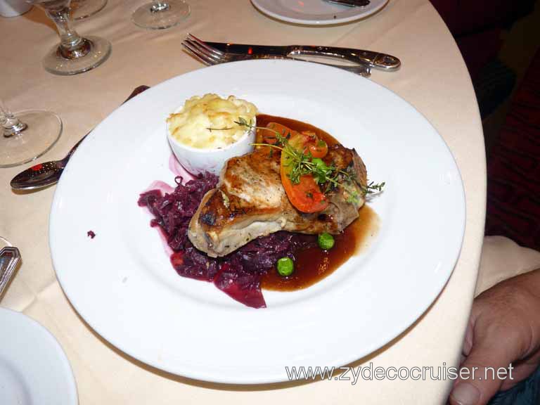 Carnival Dream - Broiled Center Cut Pork Chop with Mexican Mole