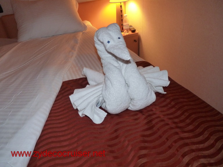 2111: Carnival Dream, Transatlantic Cruise, Towel Animal