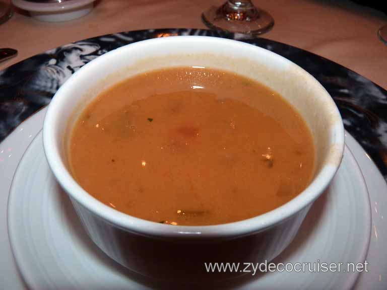 2182: Carnival Dream, Transatlantic Cruise, Mediterranean Seafood Chowder