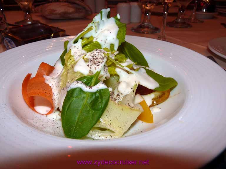 Carnival Dream - Wedge of Romaine Lettuce with Cheery Tomatoes, with Blue Cheese!