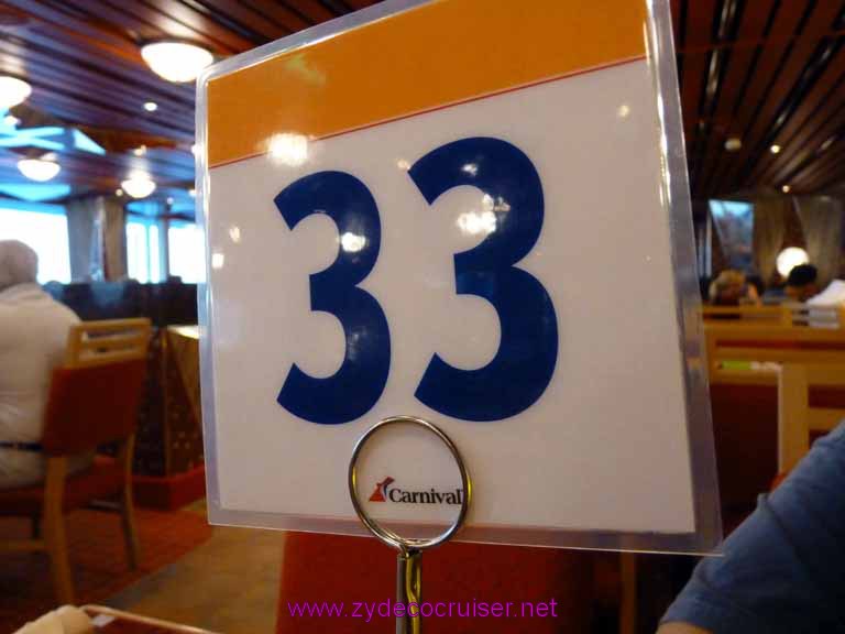 Carnival Dream Pasta Bar - Now serving number 33