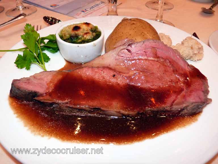 Carnival Dream - Tender Roasted Prime Rib of American Beef au Jus