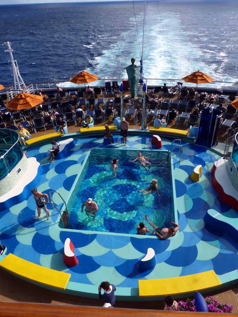 1827: Carnival Dream, Transatlantic Cruise, Sunset Pool