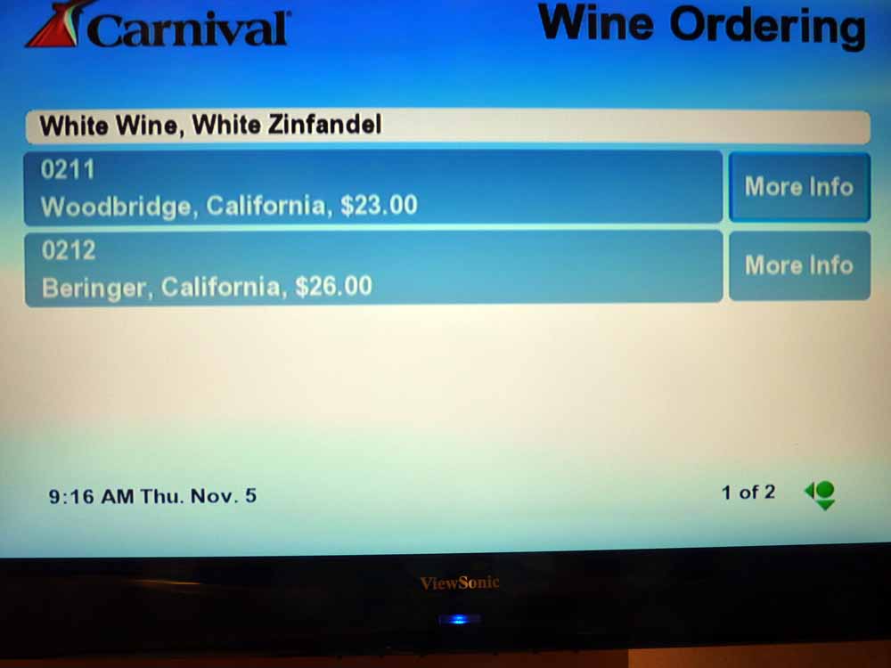 W006: Carnival Dream - Wine List - White Wine - White Zinfandel