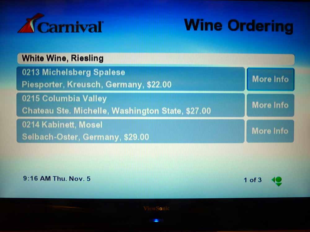 W008: Carnival Dream - Wine List - White Wine - Riesling