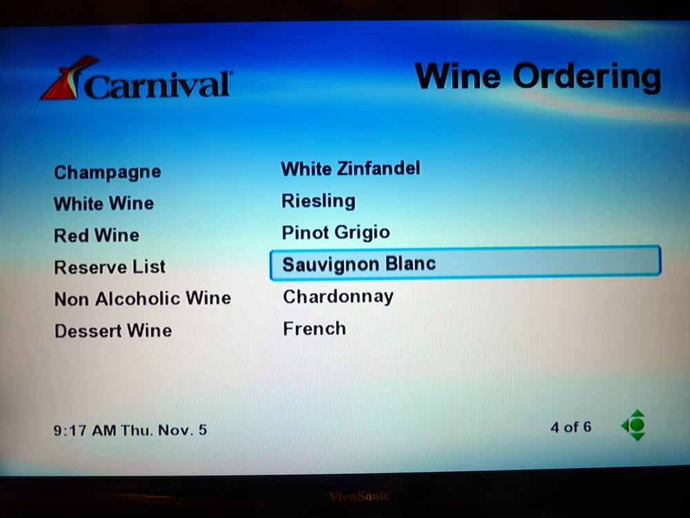 W011: Carnival Dream - Wine List - White Wine - Sauvignon Blanc