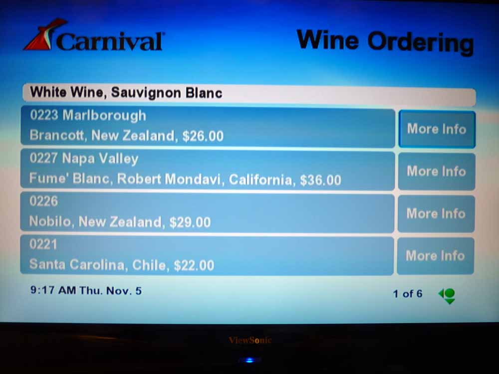 W012: Carnival Dream - Wine List - White Wine - Sauvignon Blanc