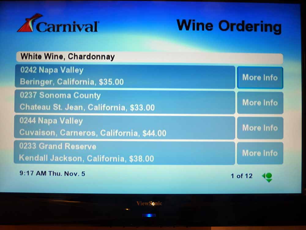 W015: Carnival Dream - Wine List - White Wine - Chardonnay