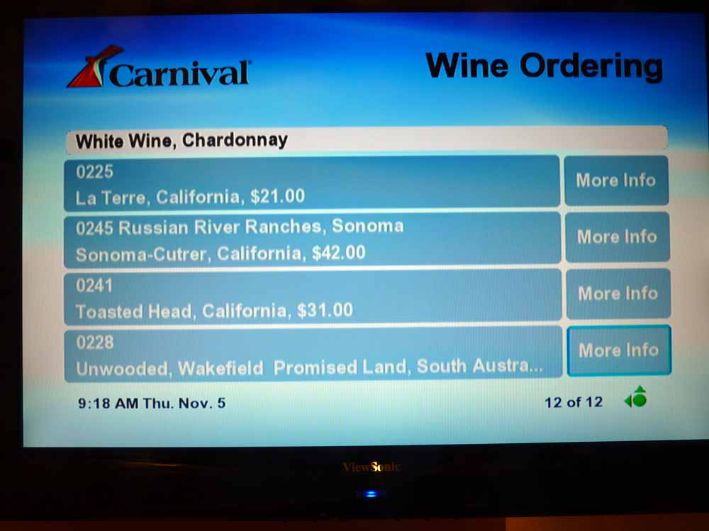 W017: Carnival Dream - Wine List - White Wine - Chardonnay