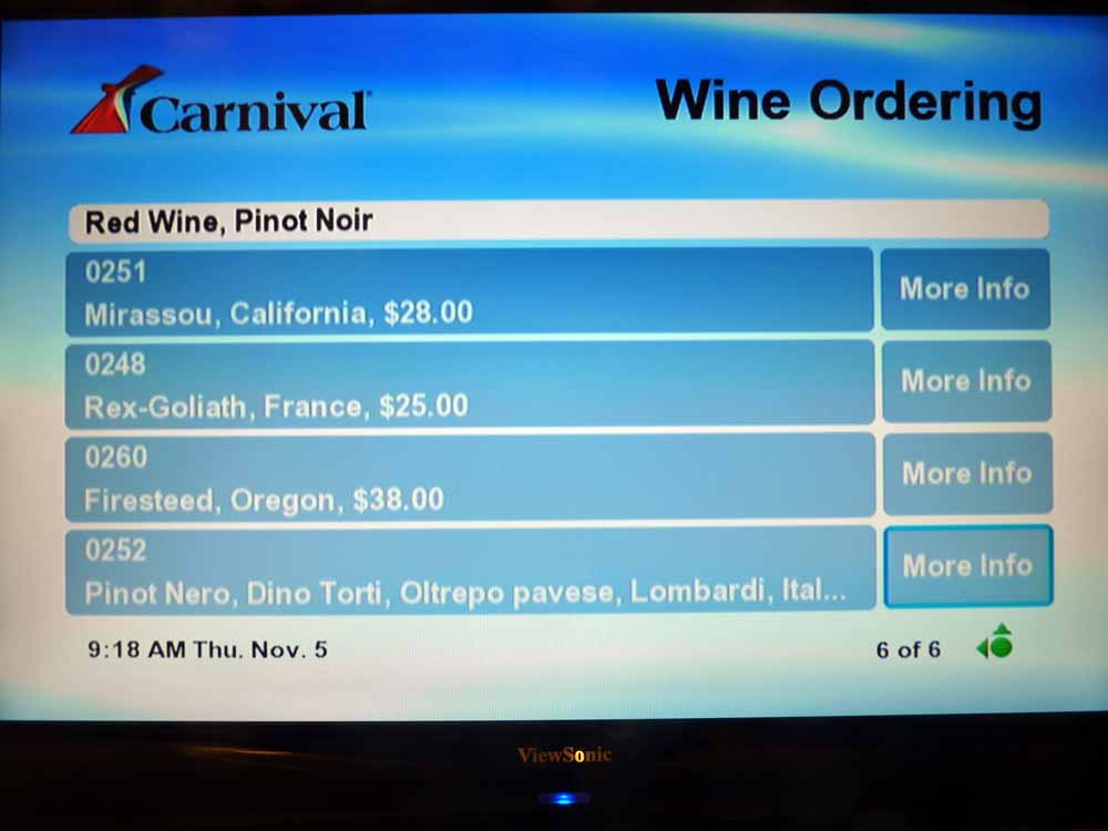 W022: Carnival Dream - Wine List - Red Wine - Pinot Noir