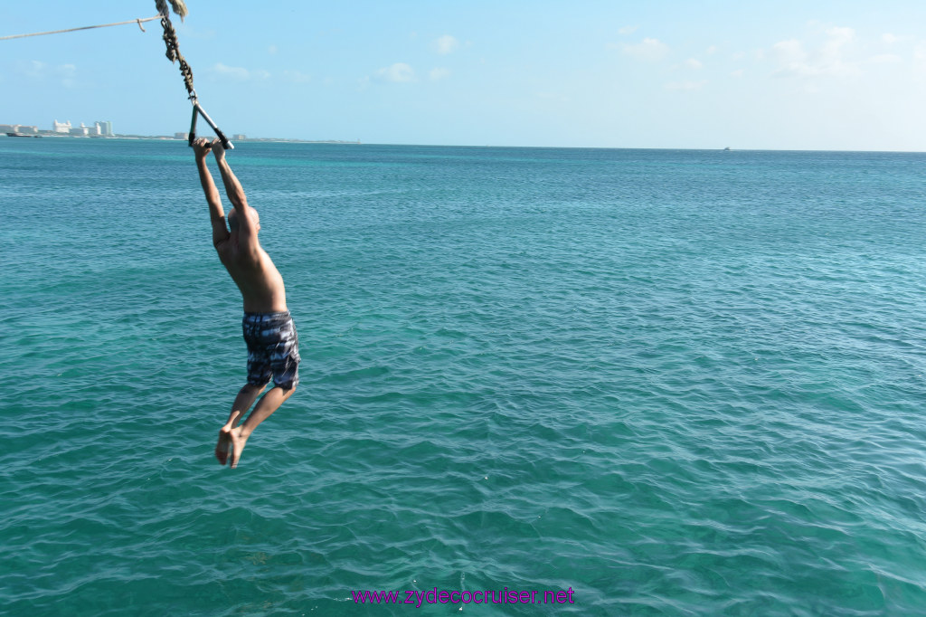 191: Carnival Dream Reposition Cruise, Aruba, Jolly Pirates, Afternoon Aruba Snorkeling, Rope Swing, 