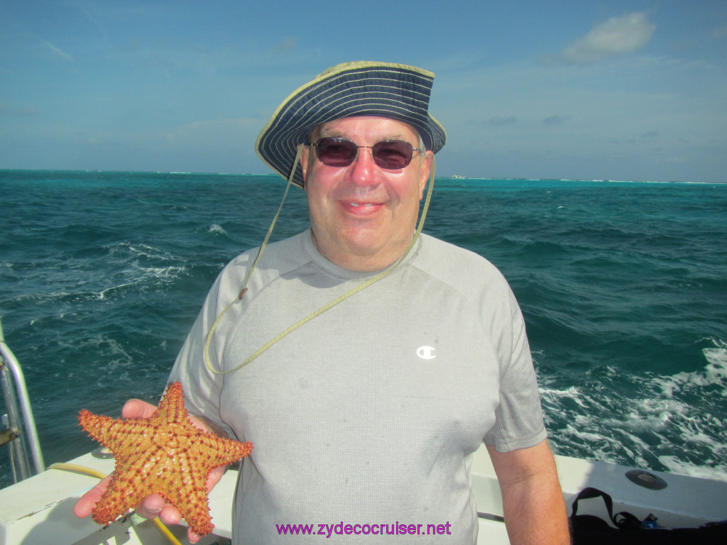 011: Carnival Dream Reposition Cruise, Grand Cayman, Native Way Rays, Reef, and Rum Point Tour, Star meets starfish!