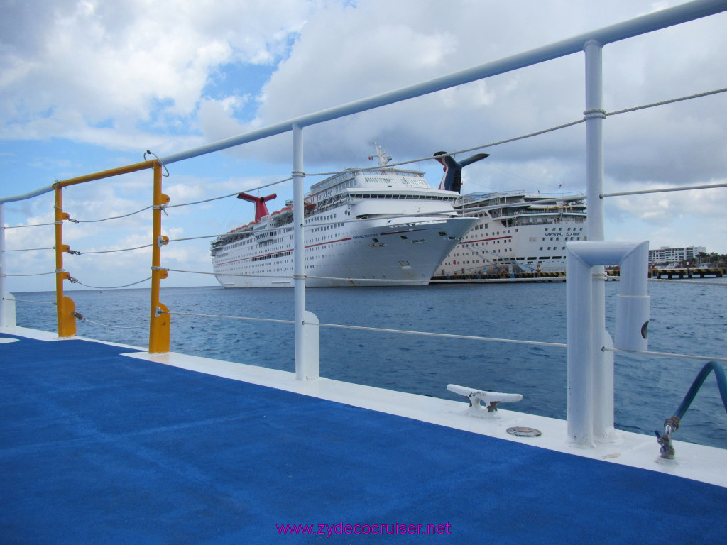 011: Carnival Dream Reposition Cruise, Cozumel, Catamaran Sail and Snorkel, 