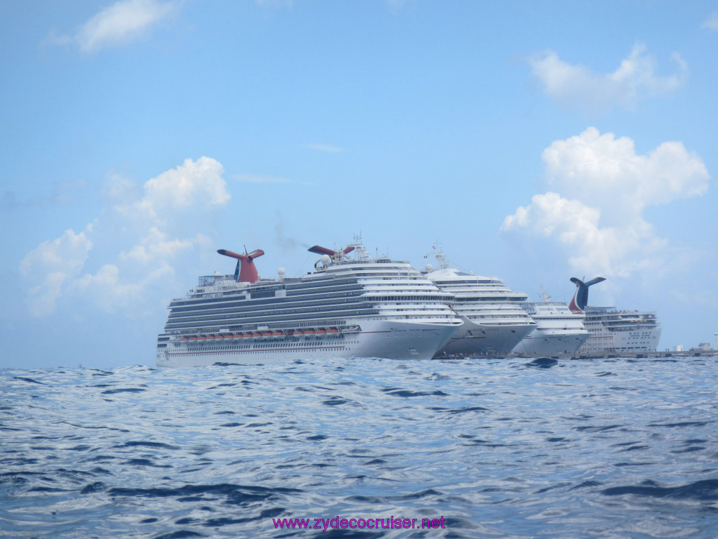 036: Carnival Dream Reposition Cruise, Cozumel, Catamaran Sail and Snorkel, 