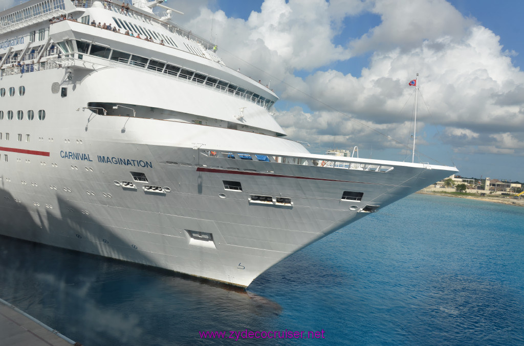 162: Carnival Elation Cruise, Cozumel, Buh Bye Carnival Imagination, 