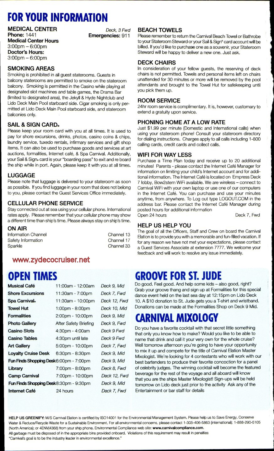 004: Carnival Elation 5 Day Fun Times, Feb 4, 2013, Page 4, 