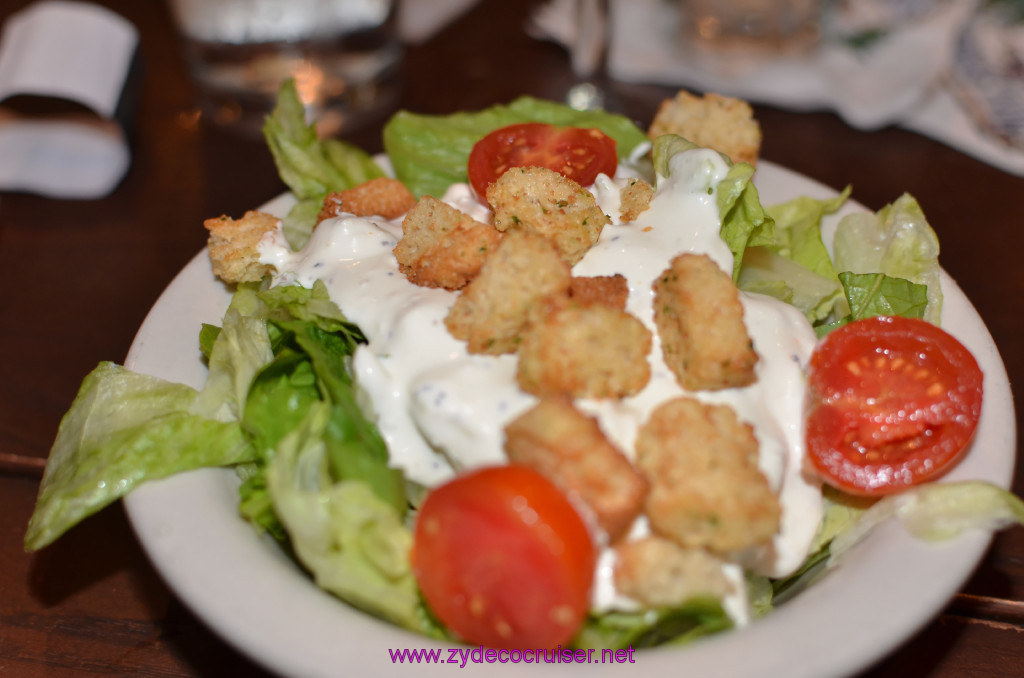 p001: Mike Anderson's Baton Rouge, Dinner Salad with Blue Cheese