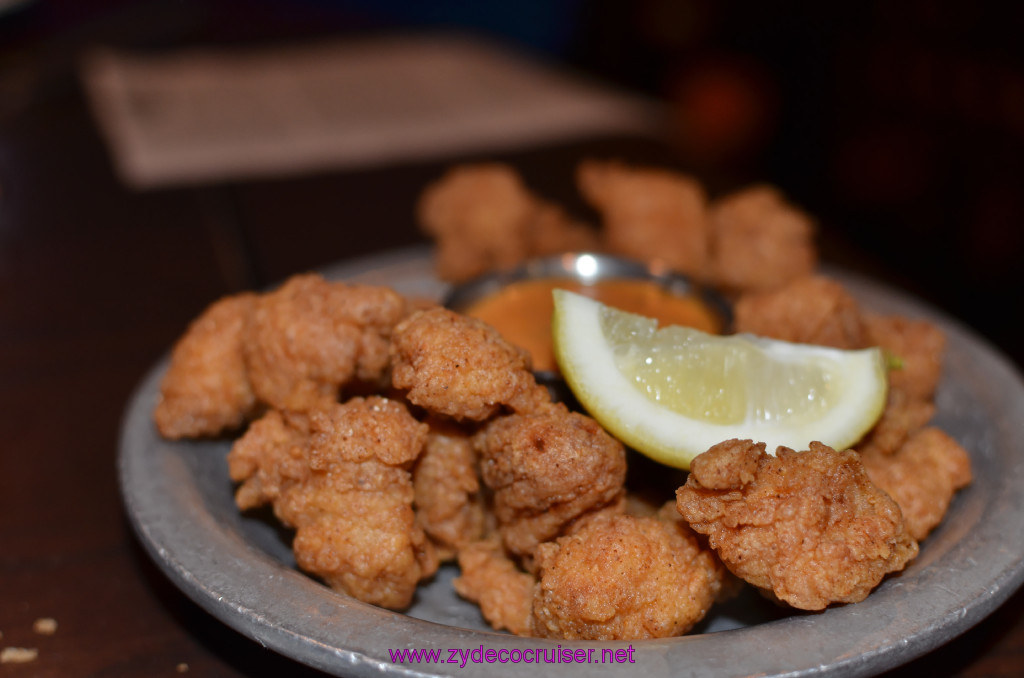 p002: Mike Anderson's Baton Rouge, Fried Alligator Appetizer