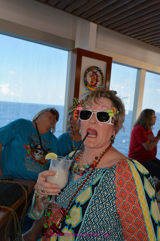 091: Carnival Freedom Cruise, BC9, John Heald Bloggers Cruise 9, Sea Day 2, National Margarita Day!, Our Hussong's Theme Party, 