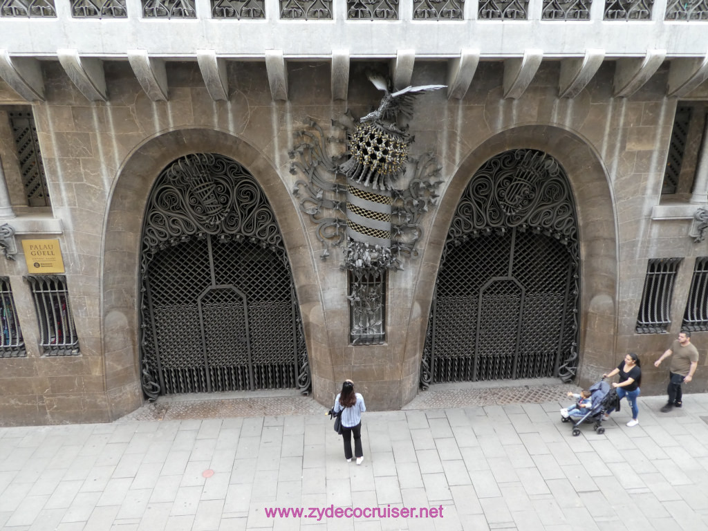 028: Palau Guell, opposite Hotel Gaudi Barcelona