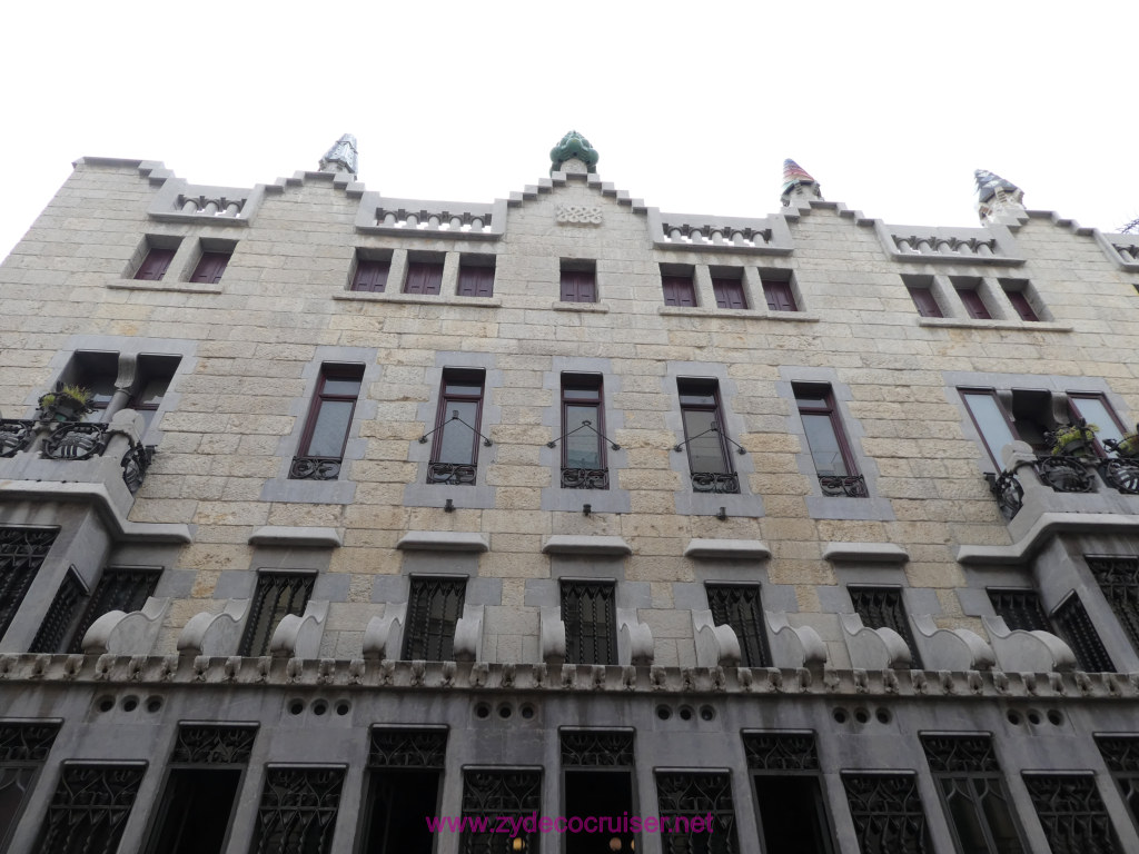 029: Palau Guell, opposite Hotel Gaudi Barcelona