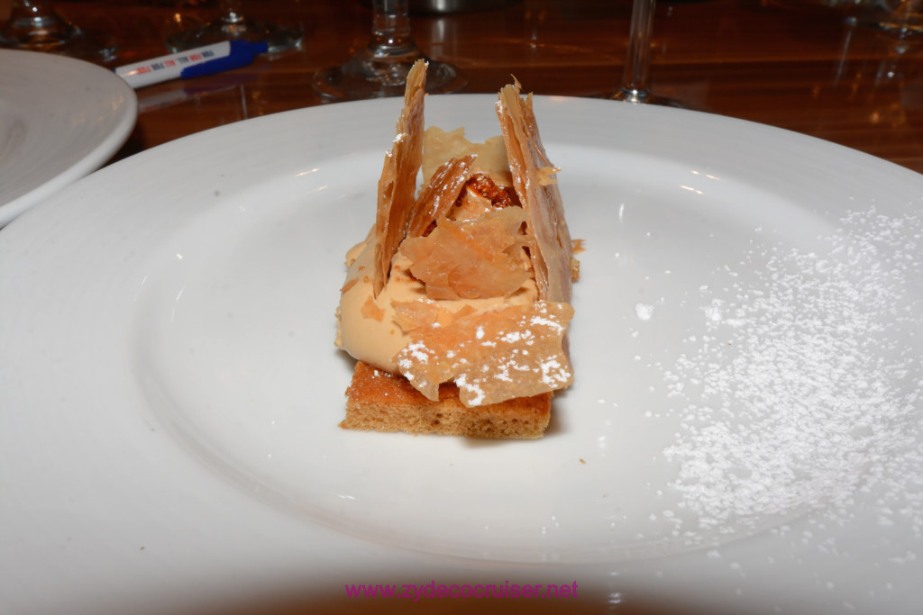 MDR Dinner, Caramelized Phyllo with Caramel Cream