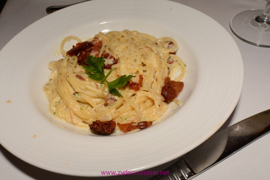 MDR Dinner, Spaghetti Carbonara, as a starter