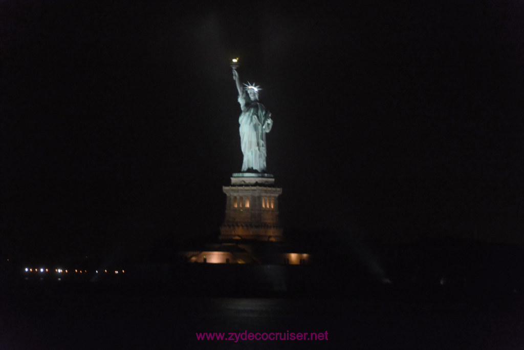 014: Carnival Horizon Transatlantic Cruise, Sailing into New York, Statue of Liberty