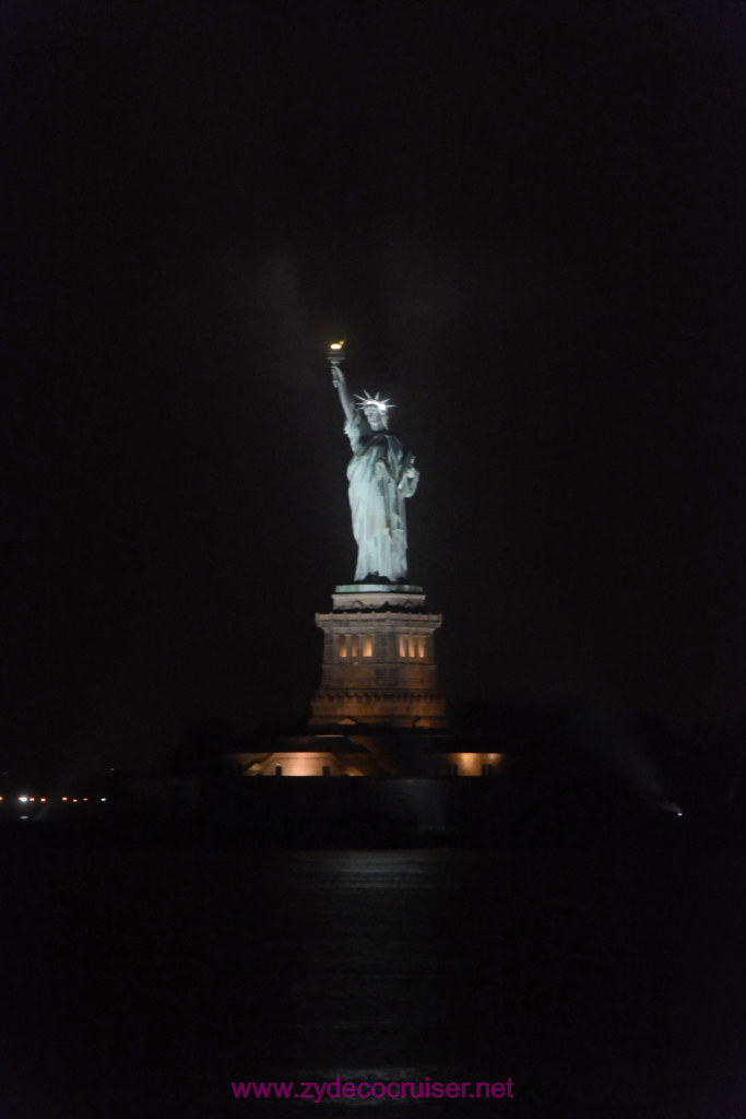 015: Carnival Horizon Transatlantic Cruise, Sailing into New York, Statue of Liberty