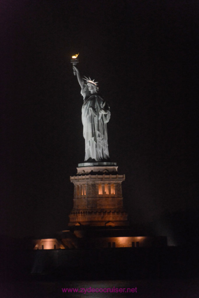 020: Carnival Horizon Transatlantic Cruise, Sailing into New York, Statue of Liberty