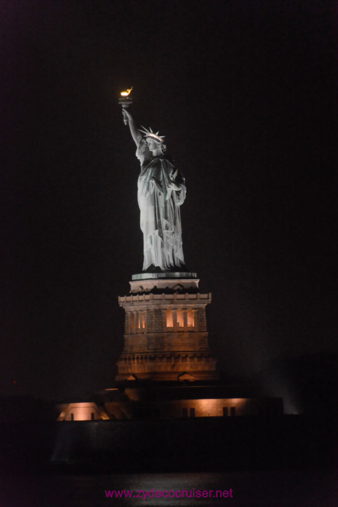 021: Carnival Horizon Transatlantic Cruise, Sailing into New York, Statue of Liberty