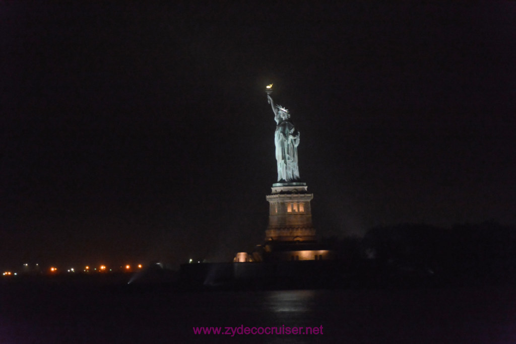 024: Carnival Horizon Transatlantic Cruise, Sailing into New York, Statue of Liberty