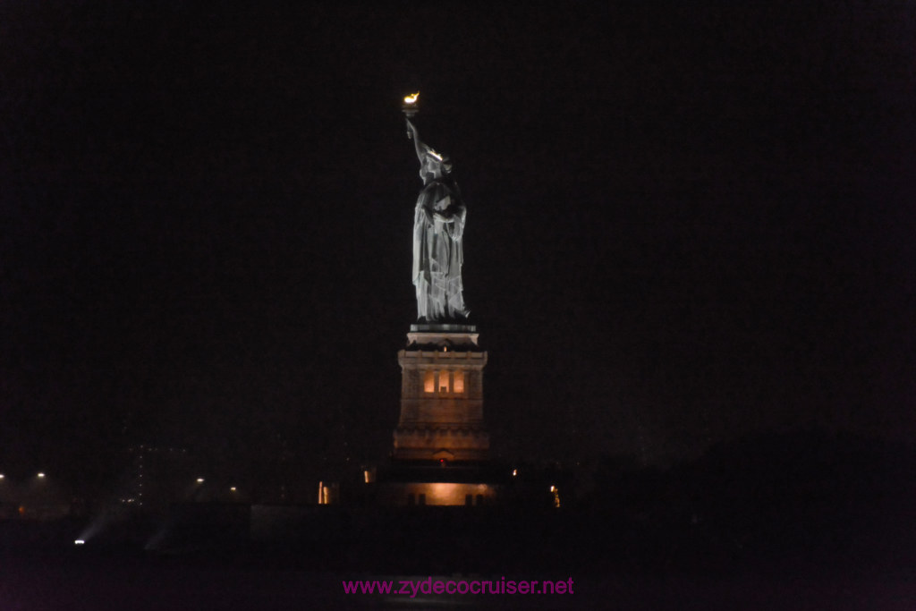 033: Carnival Horizon Transatlantic Cruise, Sailing into New York, Statue of Liberty