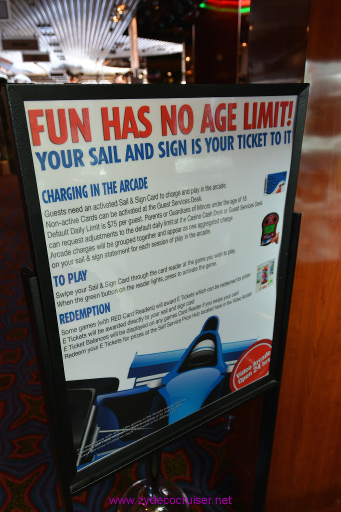 085: Carnival Inspiration 4 Day Cruise, Long Beach, Embarkation, Game Room, 