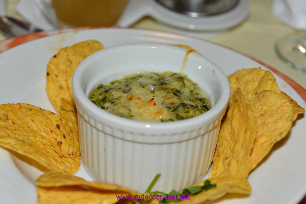 MDR Dinner, Spinach and Artichoke Dip, 