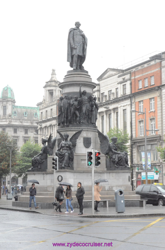 151: Carnival Legend, British Isles Cruise, Dublin, Daniel O'Connell Monument, 