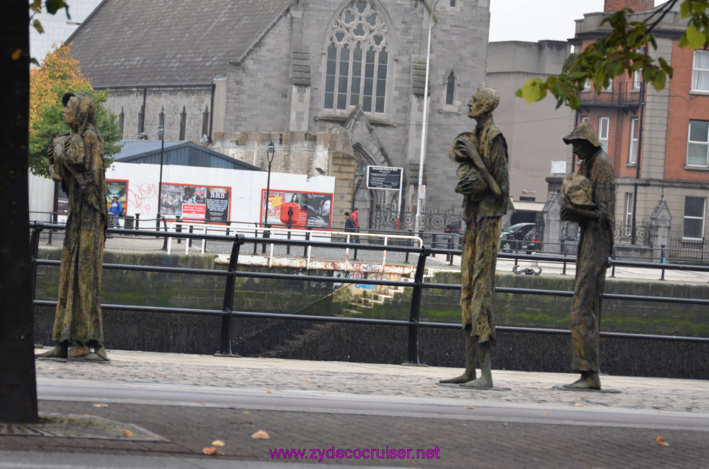304: Carnival Legend, British Isles Cruise, Dublin, Docklands, Famine Memorial,