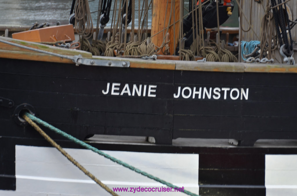312: Carnival Legend, British Isles Cruise, Dublin, Docklands, Jeanie Johnston, 