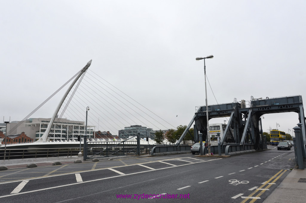 324: Carnival Legend, British Isles Cruise, Dublin, Docklands, Samuel Beckett Bridge, 
