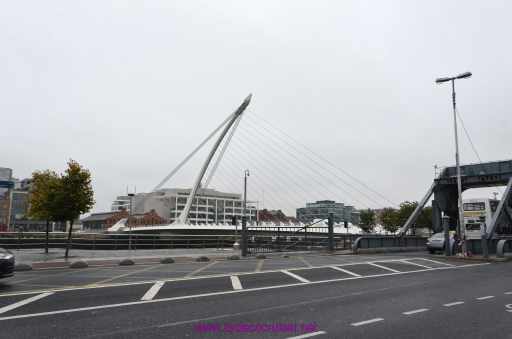 325: Carnival Legend, British Isles Cruise, Dublin, Docklands, Samuel Beckett Bridge, 