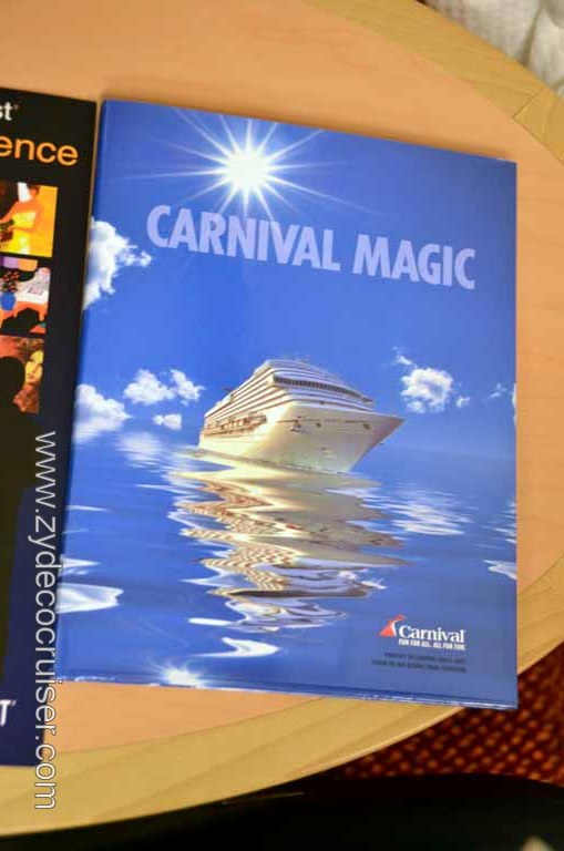 085: Carnival Magic Inaugural Cruise, Grand Mediterranean, Venice, Carnival Magic Book