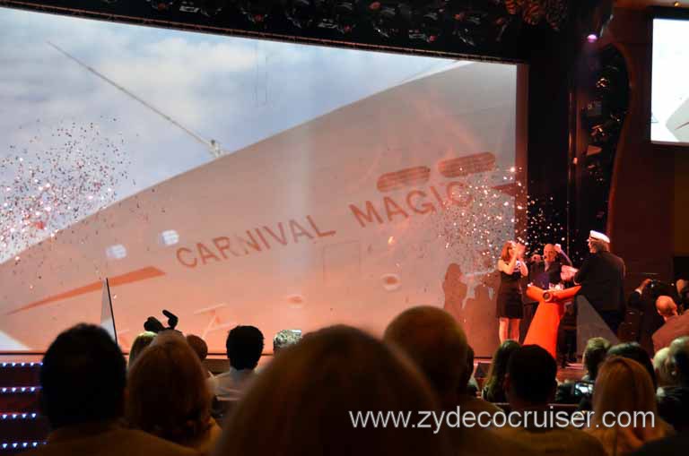 295: Carnival Magic Inaugural Cruise, Grand Mediterranean, Venice, Naming Ceremony, 