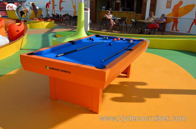 376: Carnival Magic Inaugural Cruise, Grand Mediterranean, Sports Square, Pool Table, 