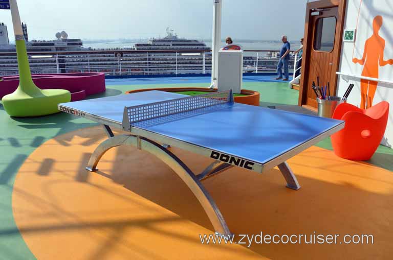 380: Carnival Magic Inaugural Cruise, Grand Mediterranean, Ping Pong Table