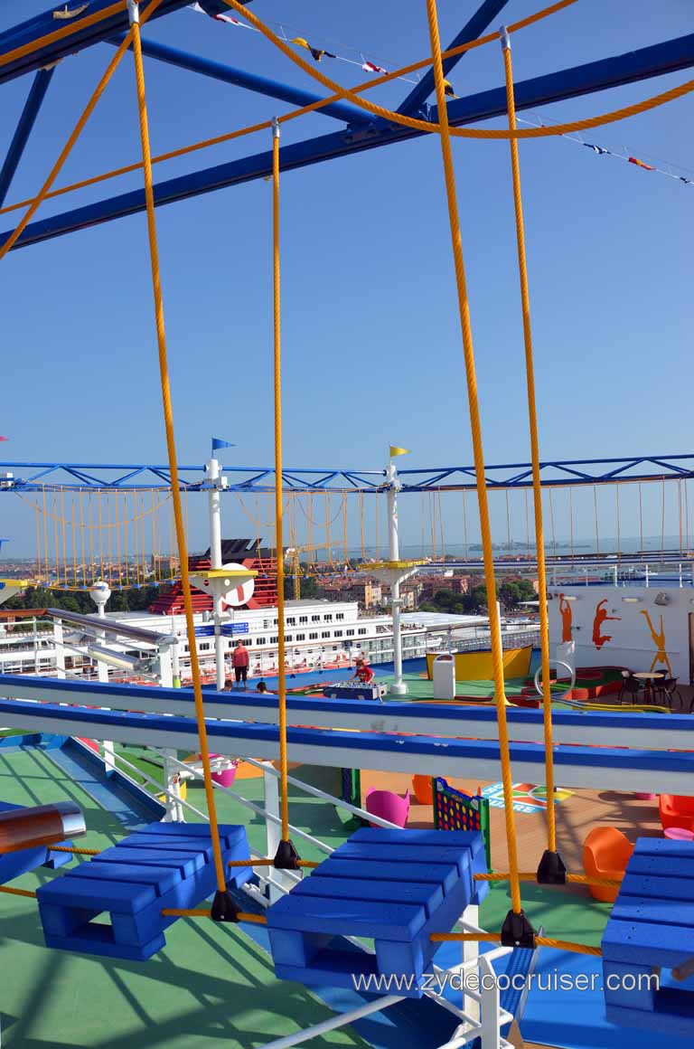 383: Carnival Magic Inaugural Cruise, Grand Mediterranean, Ropes Course (SkyCourse)