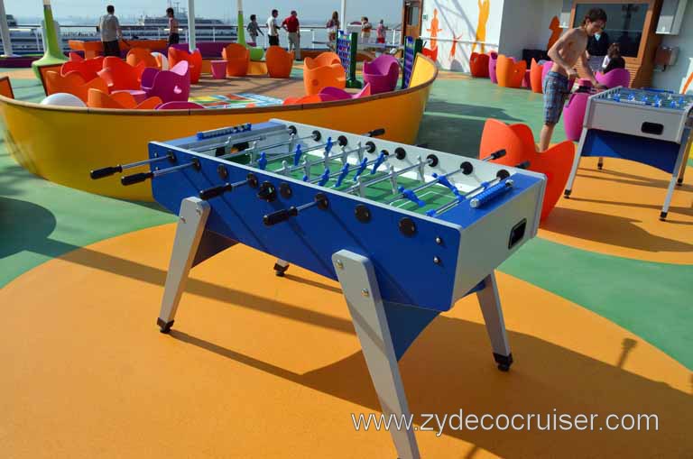 389: Carnival Magic Inaugural Cruise, Grand Mediterranean, Foosball, Table Football