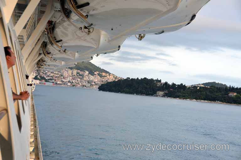 403: Carnival Magic, Inaugural Cruise, Dubrovnik, Sailing away from Dubrovnik, 