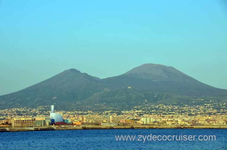 284: Carnival Magic Inaugural Cruise, Naples,  Mount Vesuvius
