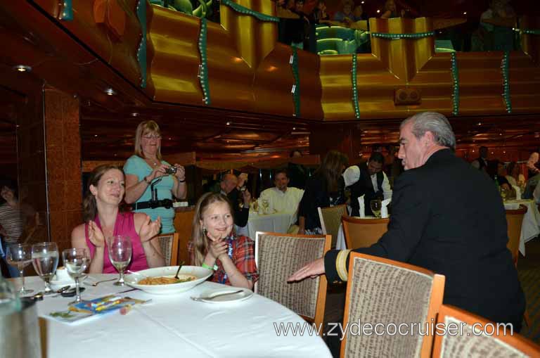 306: Carnival Magic Inaugural Cruise, Naples, Dinner, Ken Byrne